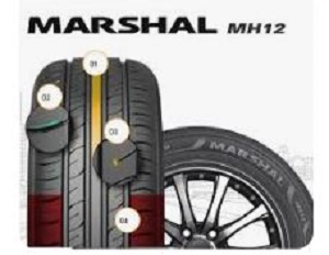 بررسی مشخصات فنی لاستیک مارشال با طرح گل MH12 