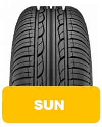 بررسی مشخصات فنی لاستیک یزدتایر با طرح گل سان SUN